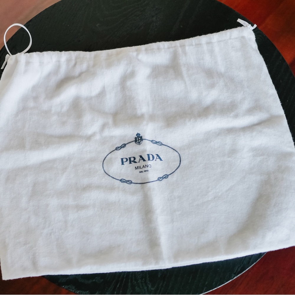 Prada Leather Crossbody Bag in Chalk White - Picture 10 of 13